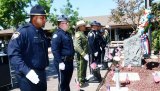 Kings County's finest at attention for Peace Officers Memorial.